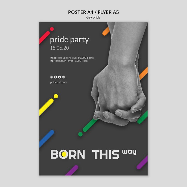 Poster Template For Gay Pride Free Psd File Hot Sex Picture