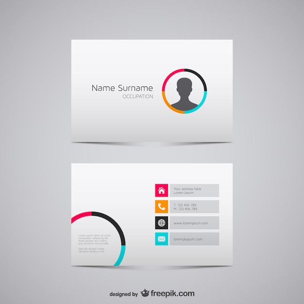Business Card Free Template Download Psd File