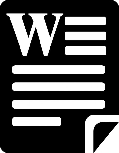Microsoft Word Darmowe ikony