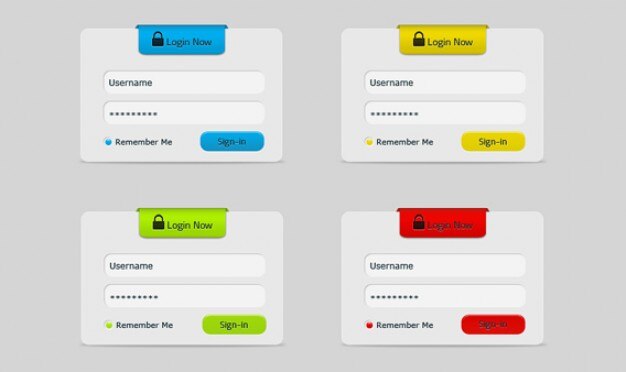 Formularz 2 psd zalogować Darmowe Psd