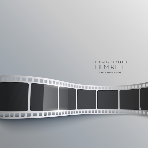 3d taśmy filmowej wektor wzór tła Darmowych Wektorów