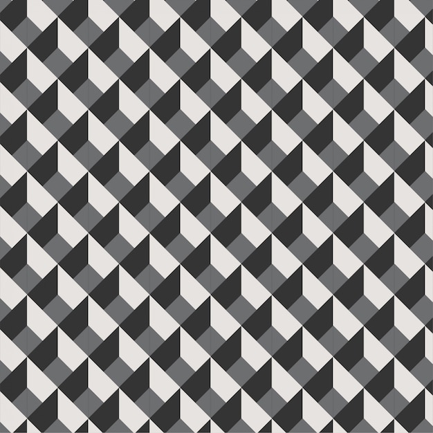 Geometryczne linie 3d fajny minimalny wzór. tło czarno-białe Premium Wektorów