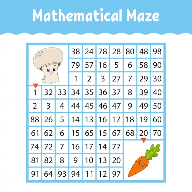 Labirynt matematyczny. Premium Wektorów