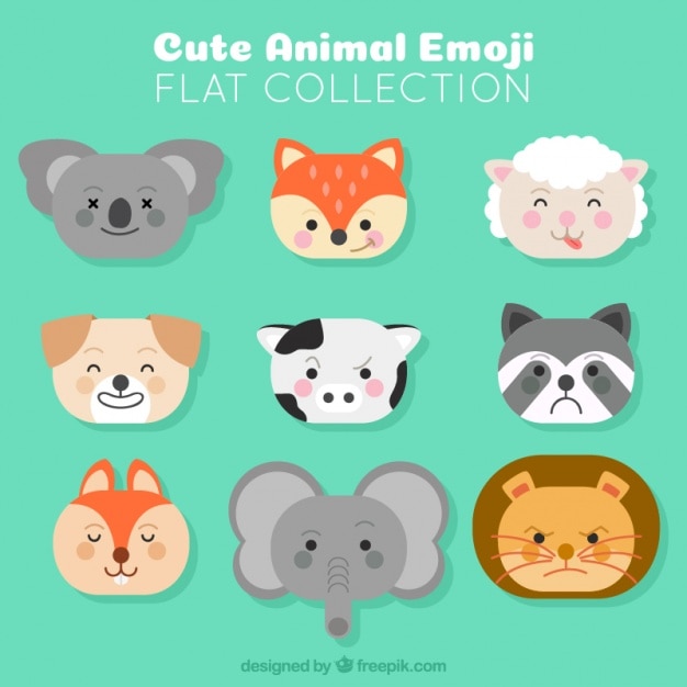 Animals emotions. Эмодзи животные. ЭМОДЖИ звери. Животные с эмоциями для детей. Милые векторные эмодзи животные.