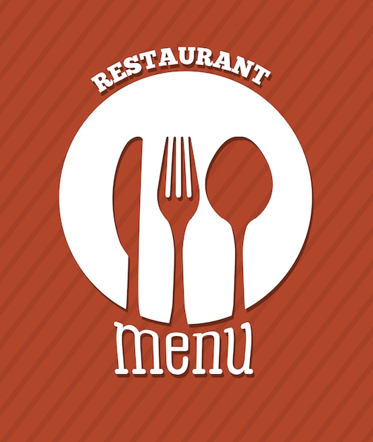 Projekt menu na ilustracji wektorowych tło liniowe Premium Wektorów