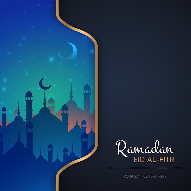 Projekt ramadan kareem Darmowych Wektorów