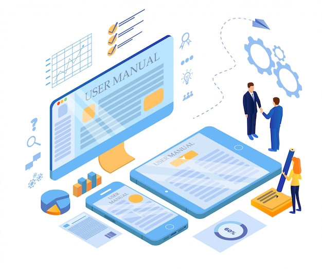 Responsive web design cross platform development Premium Wektorów