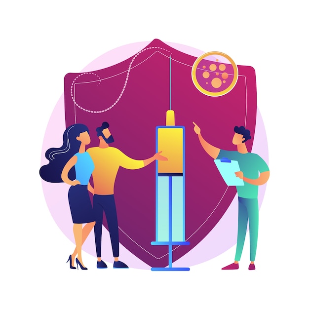 Szczepienia Doroslych Streszczenie Ilustracja Koncepcja Szczepienie Przeciw Grypie Doroslych Harmonogram Szczepien Doroslych Lista Chorob Ktorym Mozna Zapobiegac Przez Szczepienia Metafora Ogolnej Praktyki Medycznej Darmowy Wektor