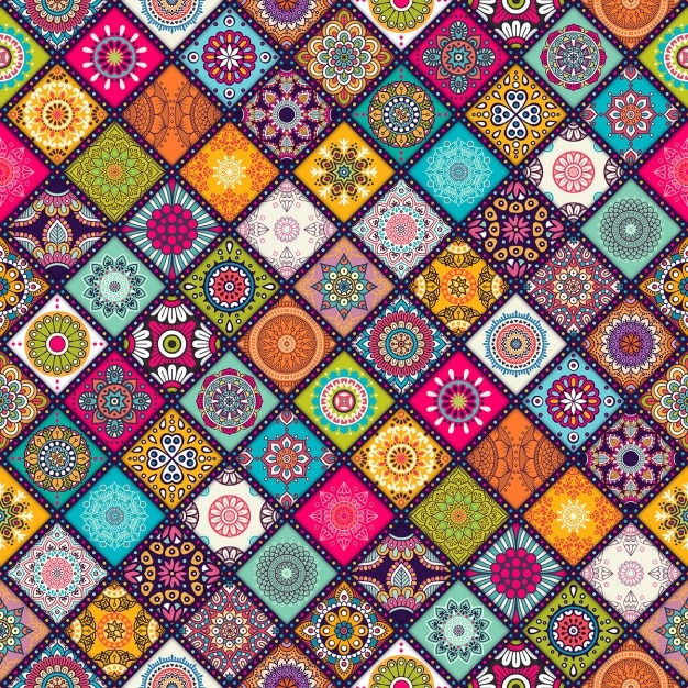 Wzór stylu boho Darmowych Wektorów