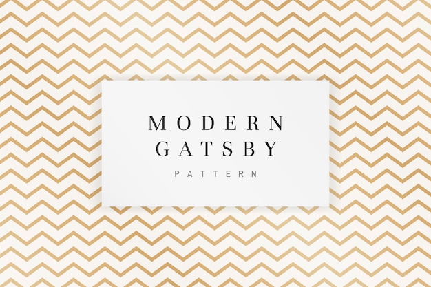 Wzorzysta ramka gatsby Darmowych Wektorów