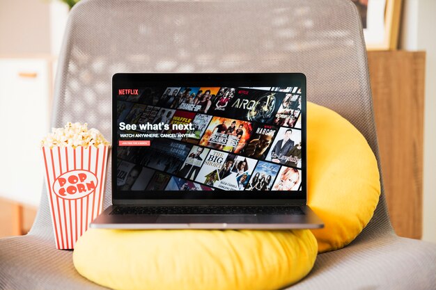 Urządzenie technologiczne z aplikacją netfilx Darmowe Zdjęcia