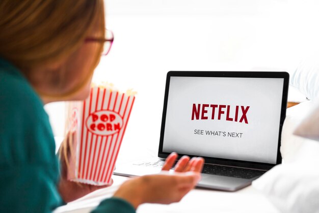 Urządzenie technologiczne z aplikacją netfilx Darmowe Zdjęcia