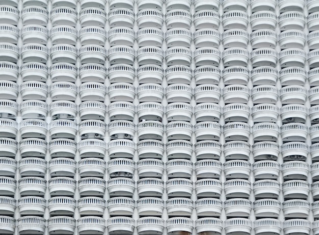 Arquitectura exterior con barandillas | Foto Premium