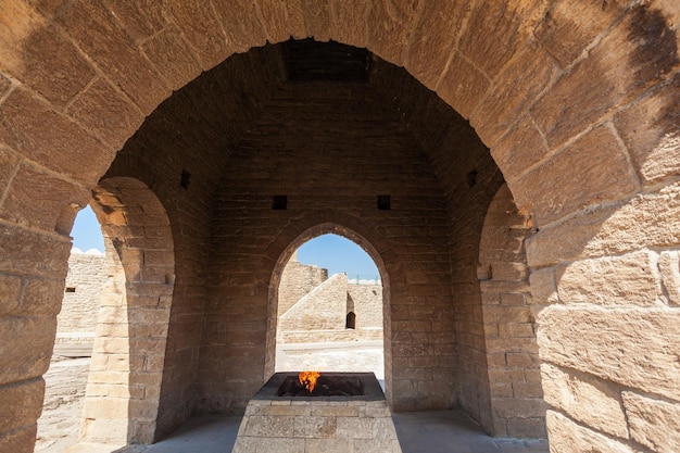 El Baku Ateshgah O Templo Del Fuego De Bak Es Un Templo En Surakhani