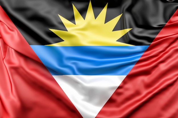 Bandera de antigua y barbuda | Foto Gratis