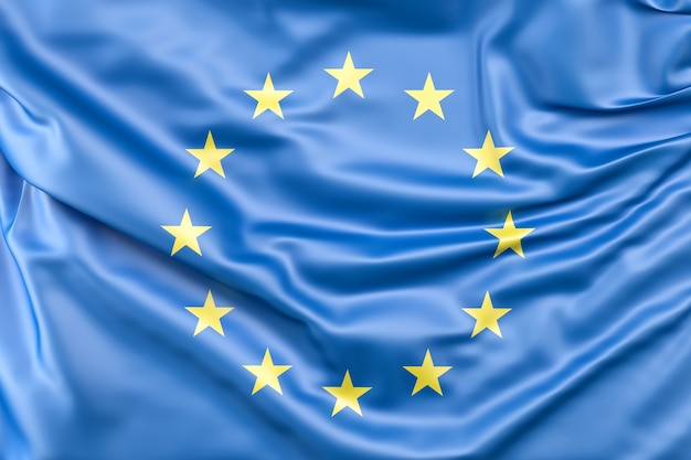 Bandera de la Unión Europea Foto Gratis
