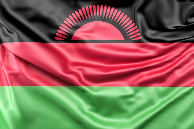 Foto Gratis | Bandera de malawi