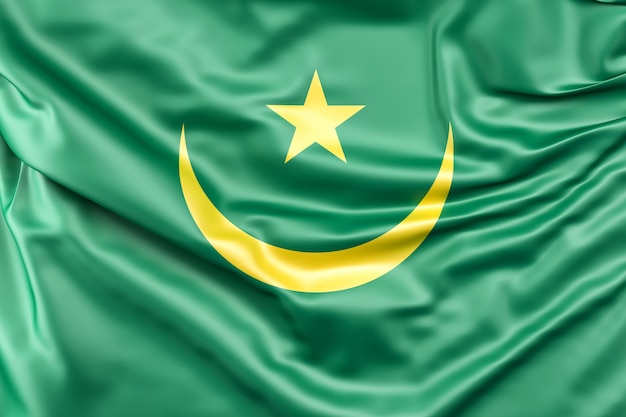 Bandera de mauritania | Foto Gratis