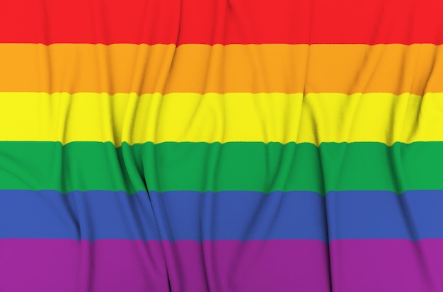 Bandera Del Orgullo Gay Foto Premium