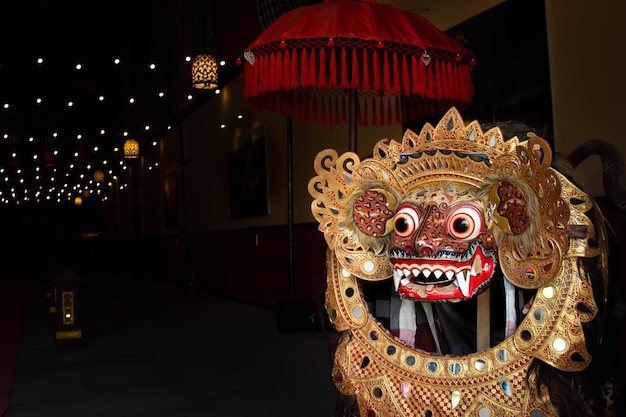 Barong Bali Cultura Tradicional Balinesa Foto Premium