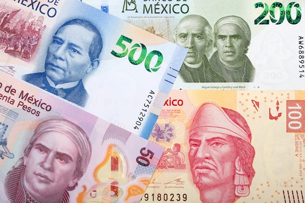 Billete de un peso mexicano Foto Premium 