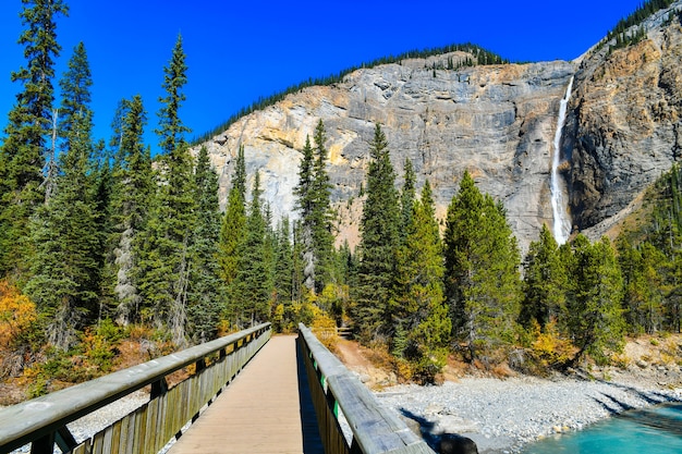 Caídas de takakkaw parque nacional yoho columbia británica Foto