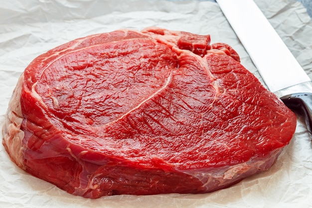 Carne De Res Orgánica Cruda Fresca | Foto Premium