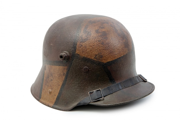 Casco Militar Alem N De La Primera Guerra Mundial Stahlhelm En Blanco