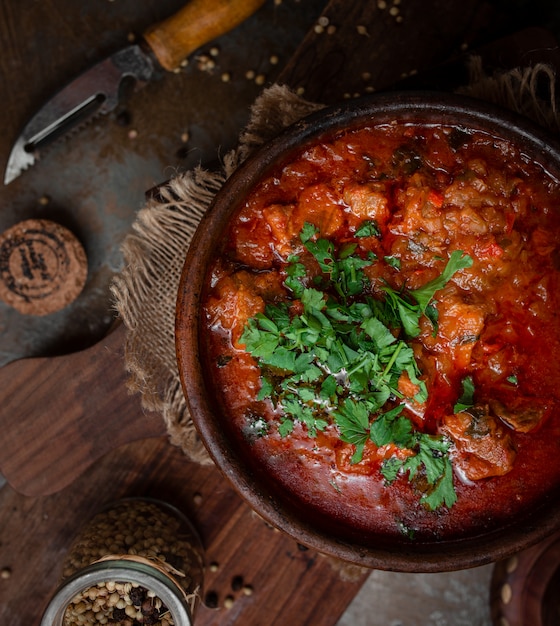 Carne Con Salsa Al Horno