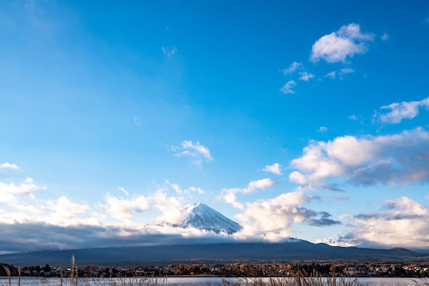 Cerca Del Monte Fuji Desde El Lado Del Lago Kawaguchi Vista Del Monte