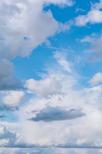 Cielo con nubes fondo de paisaje de nubes estratocúmulos estrato