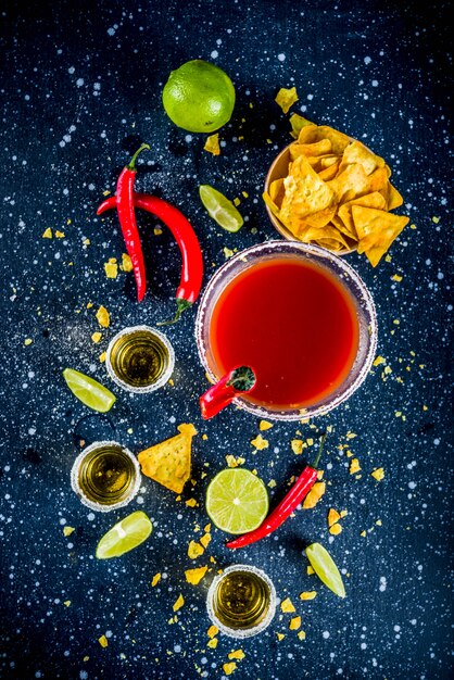 Cóctel mexicano para el cinco de mayo Foto Premium