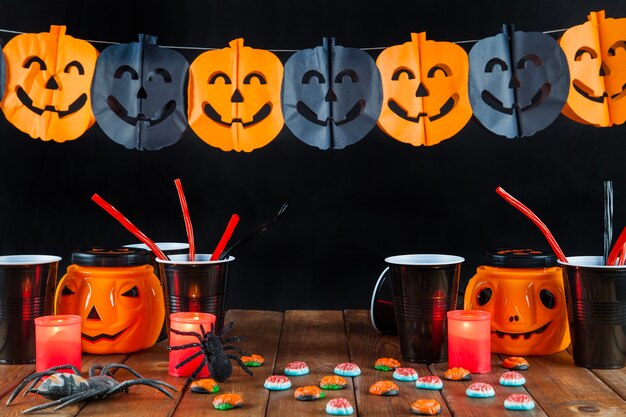 Decoraciones Para Halloween Foto Gratis