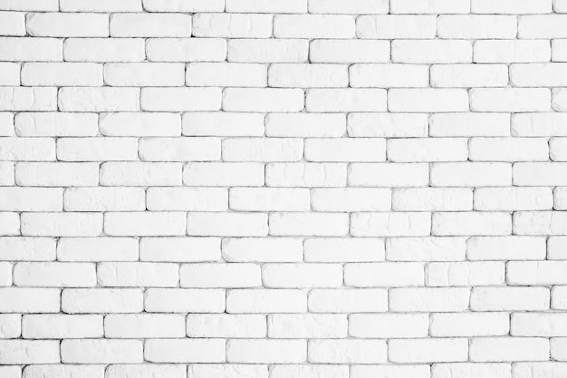 Diseño De Textura De Pared De Ladrillo Blanco Fondo De Ladrillo Blanco Vacío Foto Premium