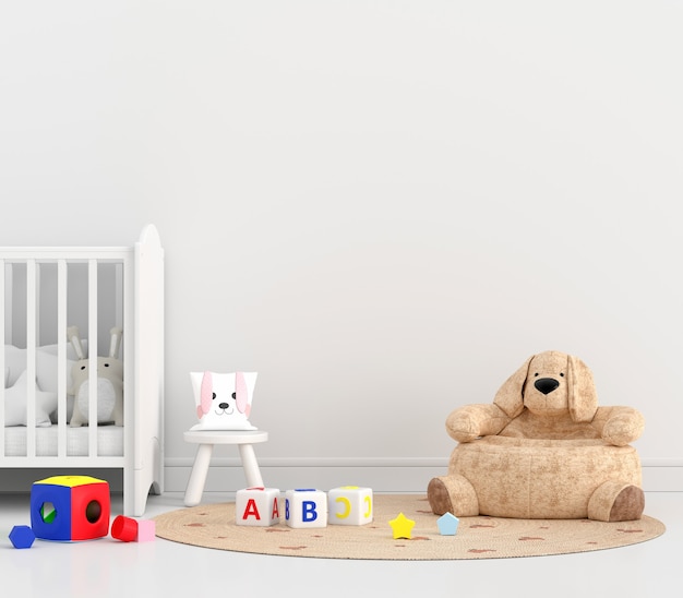 Dormitorio infantil blanco | Foto Gratis