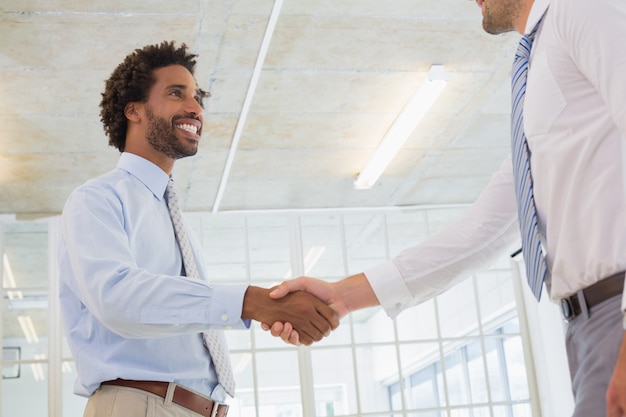 Dos Hombres De Negocios Dándose La Mano En La Oficina Foto Premium 8823