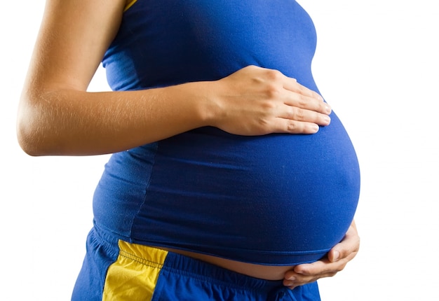 Estómago De Mujer Embarazada Foto Gratis 9643