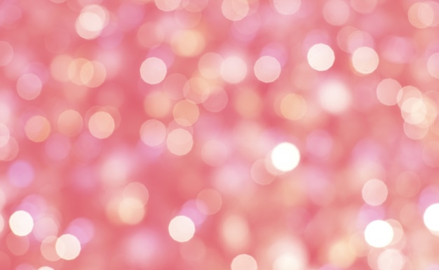 Extracto Del Fondo En Colores Pastel Rosado Del Bokeh Foto Premium