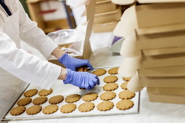 Fábrica de galletas | Foto Premium