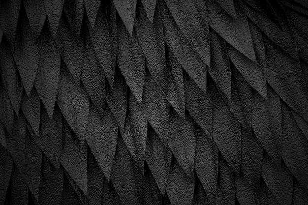 Fondo Abstracto De Plumas Negras Foto Premium