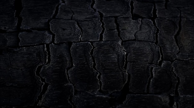 Fondo De Textura De Madera Quemada Material Oscuro Hecho De Carb N O