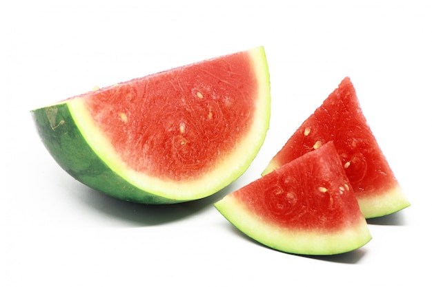 Fruta de la sandía aislada Foto Premium