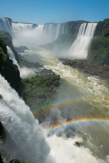 Garganta Del Diablo En Las Cataratas Del Iguazú | Foto Premium