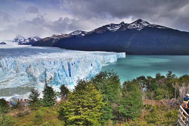 Glaciar Perito Moreno Cerca De El Calafate Patagonia Argentina Foto Premium