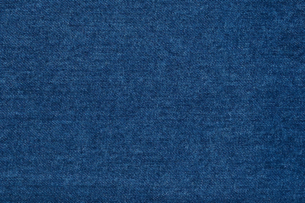 Hermosa Textura De La Tela De Mezclilla Azul Indigo Foto Premium