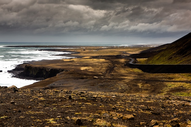 Imagen Del Hermoso Paisaje De Islandia Foto Premium