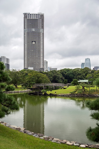 Jardines Hamarikyu En Tokio Japon Foto Premium