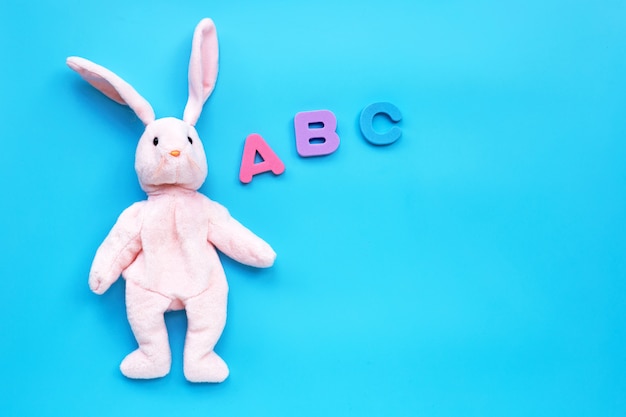 conejo de peluche en ingles