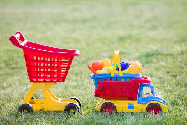 carritos de plastico para niños