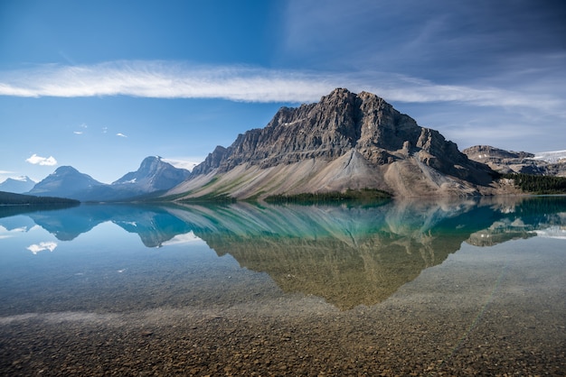 Lago Bow, Parque Nacional Banff, Alberta, Canadá | Foto Premium